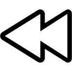 Control Rewind SVG Icon